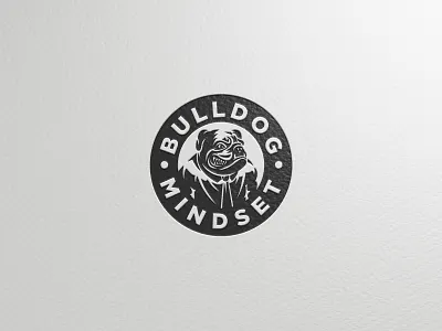 bulldog mindset bulldog dog logo