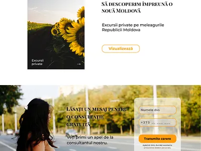 Excursii prin Moldova Landing Page landingpage