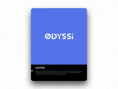 Odyssi brand design icon logo logotype