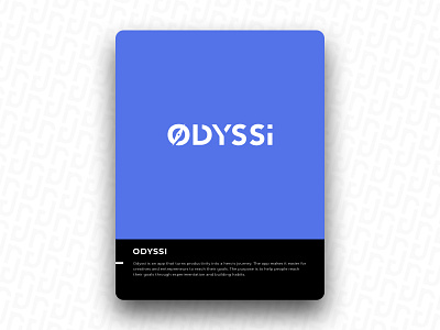 Odyssi brand design icon logo logotype