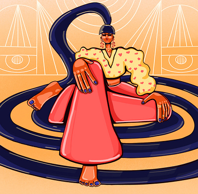 … characterdesign design digitalart fashion flatillustration illustration procreate sketch