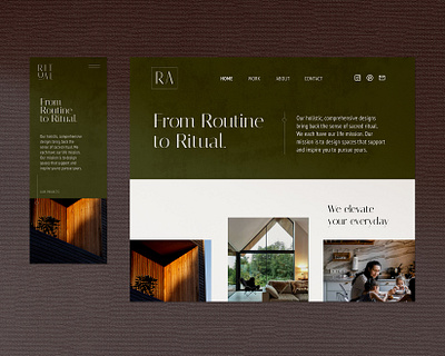 UX and UI Design for Ritual Architecture's New Website brand brand identity branding branding design design ui ui design uidesign uiux ux ux design uxdesign web web design webdesign website website design