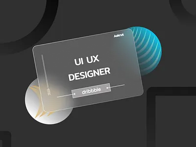 Glass Morphism branding design glassmorphism logo ui ui ux vector