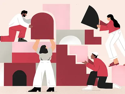 Community Apps apps blog branding build coding design digital editorial illustration procreate scipting