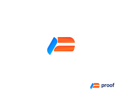 P letter logo - Flat logo - Proof logo design abstract logo app logo brand identity branding business logo creative flat logo graphic design logo design logo designer logo mark logo trends 2021 minimal minimalist logo modern logo motion p letter logo p logo professional logo unique logo