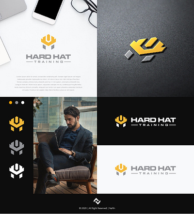 This is a Professional Business Hard Hat Training Logo Design branding design business lgo h logo hard hat logo logo logo design logo designer logo maker minimal logo