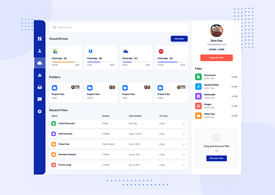 Cloud Drives Dasboard Design cloud app daily ui dashboad dashboard dashboard app dashboard design dashboard ui ui ui ux uidesign uiux user experience user interface user interface design userinterface web app web app design