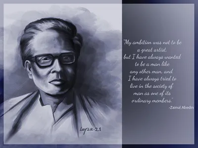 Zainul Abedin 02 adobe photoshop colorful design graphic design illustration weekly warm up