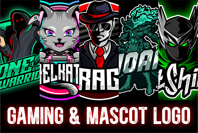 fiver 1 design illustration logo vector