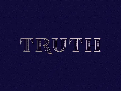 Truth Logo branding custom logo customtype handdrawn logo logodesign logotype type type design type designer typography