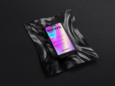 Identity of the ROWK art space app app design application art brand identity branding colors mobile mobile app ux ux design