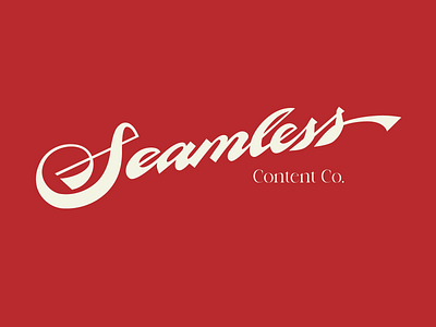 Seamless brandidentity branding branding design brush brush lettering calligraphy classic custom flow handtype handwritten handwritting lettering process retro script sophisticated logo typography unique vintage