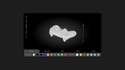 Customize Product - DailyUI #33 controler customize customize product customized daily 100 challenge daily ui dailyui dailyui 033 dailyui day 33 dailyuichallenge day 33 day33 design french ps4 ps4 controler ui