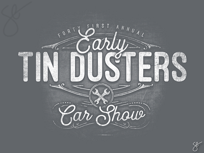 Early Tin Dusters Car Show apparel graphics branding design illustration illustrator logo logo design photoshop procreate screen print separation vector