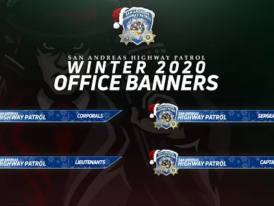 SAHP 2020 Winter Office Banners