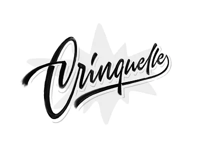 Crinquelle sketch 2 branding calligraphy customtype hand lettering handwritten identity lettering logo logotype script sketch type typemate typography