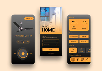 Smart Home Mobile Apps design 2021 design 2021 trends apps design apps design.interaction branding design illustration logo mobile apps design smart home smart home app smart home mobile app ui ux