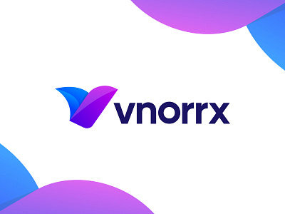 Vnorrx Logo Design 2d 3d abstract logo agency branding agency logo brand identity branding agency branding and identity colorful logo gradient logo lettermark logo and branding logo design logo designer logo mark logo trends 2021 minimalist logo modern logo v letter logo v logo