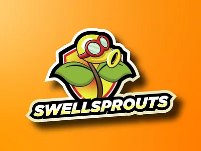 Swellsprouts Mascot Logo artwork branding illustration mascot mascot logo vector