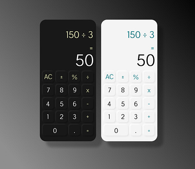 DAILY UI :: 004 calculator ui daily ui dailyui design minimal soft ui ui ux