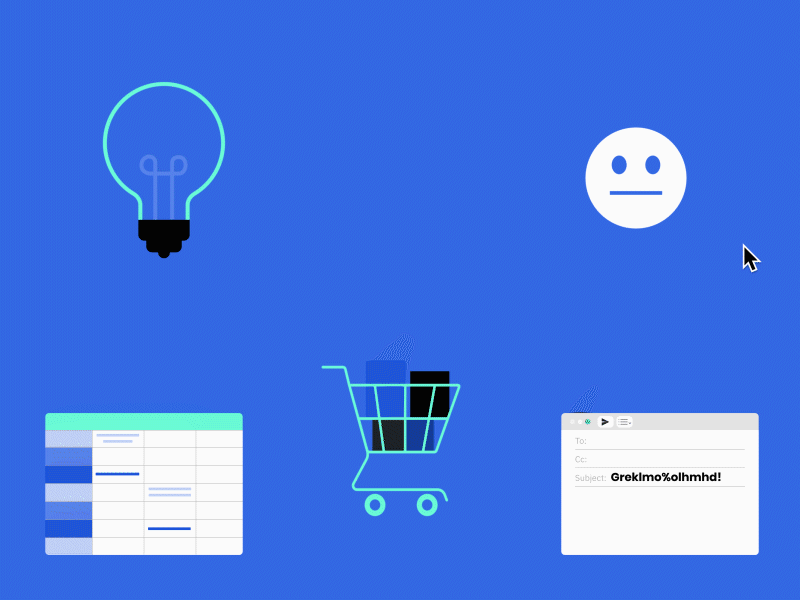 Animated Illustrations animated gif animation automation design email design gif animated illustration marketing minimal motion vector