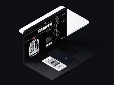 Growth apparel design branding dailyui mobile ui uidesign