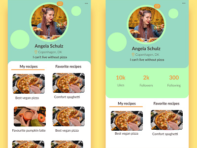 User profile - Daily UI day 6 app app profile dailyui 006 dailyuichallenge figma figmadesign ui uidaily uiux user profile ux web