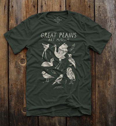 Great Plains Bird T-shirt art birds drawing graphic design illustration nature procreate procreate art tshirt tshirt art tshirtdesign