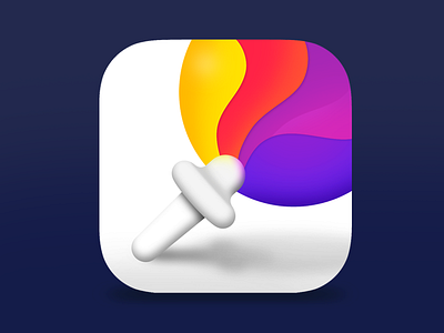 Colour Sphere IOS Icon redesign app icon color picker colorful colour design games graphic design gui illustrator ios icon iphone icon photoshop rainbow sphere tool ui vibrant