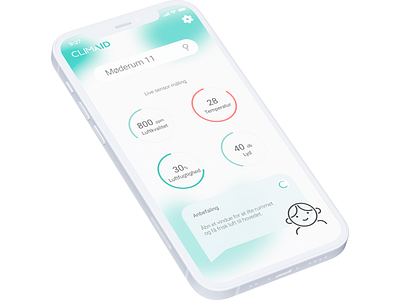 iPhone 12 Climaid Insight Prototype App app design figma ux design