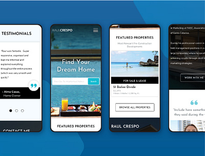 Raul Crespo branding clean ui landing page design mobile app mobile first mobile ui responsive web design ui design ux ui web app web design