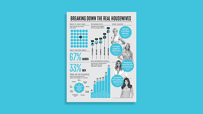 The Real Housewives Infographic data visualization graphic design infographic infographic design