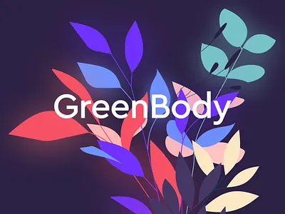 GreenBody 💚 branding design illustration ui vector web