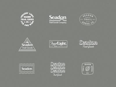 Seadon Trail Goods branding branding agency design illustration lifestyle logo logo design skate surf typography visual identity