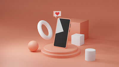 3D Smartphone 3d 3dart 3dillustration 3dmodelling 3dphone 3drender 3drendering 3dsmax blender blender3d illustration maya mobile smartphone zbrush