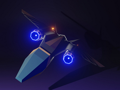 Spaceship Artwork 3d 3d art 3d model art artwork blender digital art game game art game design low poly lowpoly