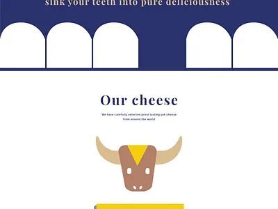 YKLG Website Concept cheese food web design website concept