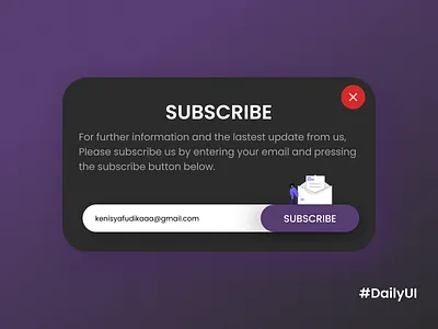 DailyUI 026 : Subscribe apps daily ui dailyui dailyuichallenge design app design inspiration landing page design mobile apps subscribe subscription user interface design web design