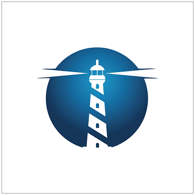 lighthouse beach illustration lighthouse lighthouse logo logo ocean safety sea vector