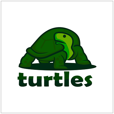 turtles animals animals logo flat icon illustration logo turtles vector