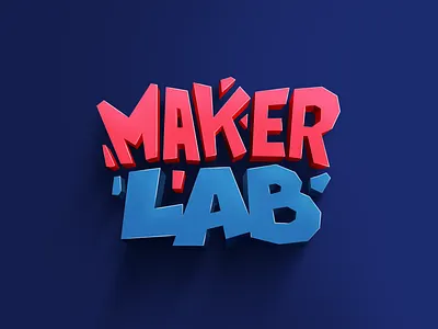 MakerLab Logo app design game gamelogo graphic design identity identitydesign lettering lettering logo logo logo design logotype ui