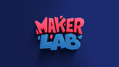 MakerLab Logo app design game gamelogo graphic design identity identitydesign lettering lettering logo logo logo design logotype ui