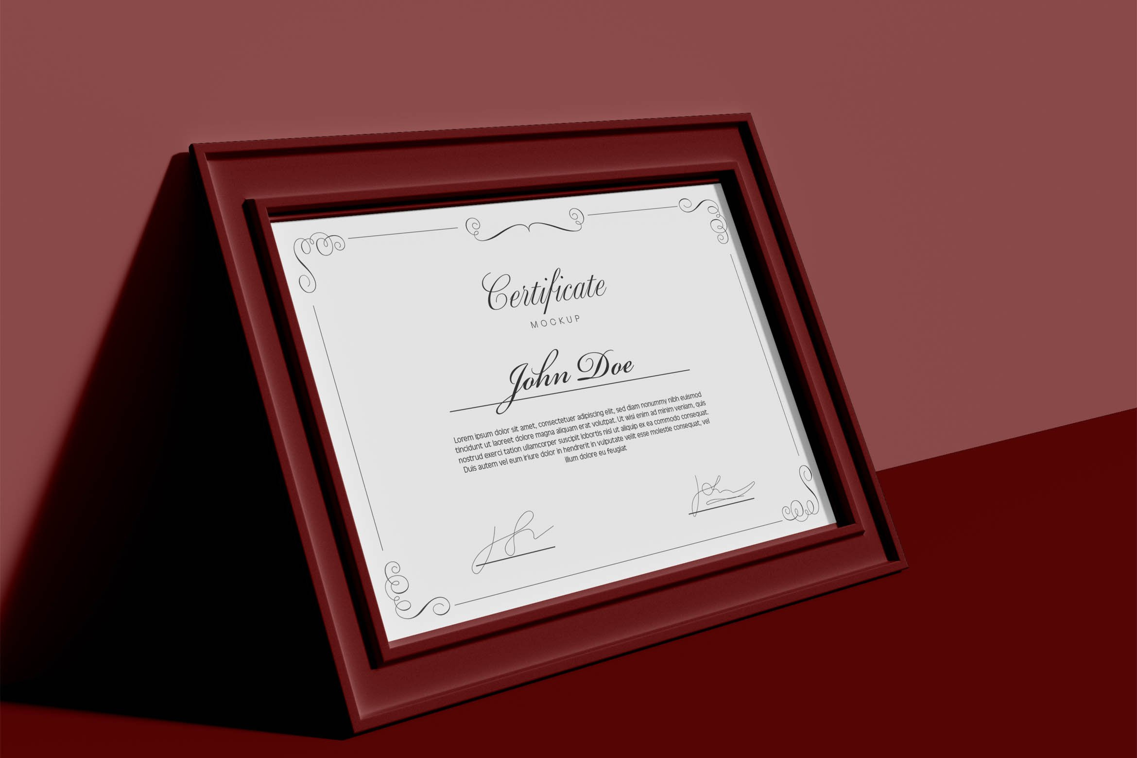 Certificate Mockup by nicolas menijes on Dribbble