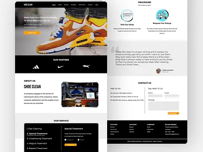 Shoe Clean figma shoe shoes app ui ui design uiuxdesign webdesign