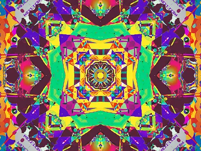 7th STEP abstract codeart digitalart ericfickes kaleidoscope processing