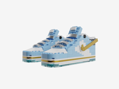 Bricks Kicks SB Dunk x Sean Cliver Collectible Kit design lego model nike sneakers