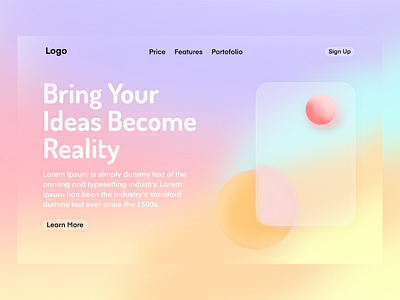 Web design With colorful color art design graphic design ui uiux ux web website