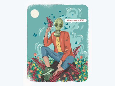 Messages artwork contemporary art contemporaryillustration digital art digital illustration digital painting illustration mask messages nature self love social awareness visual art visual design