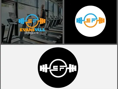 Gym Fitness Logo 3d branding graphic design gym fitness logo medical logo