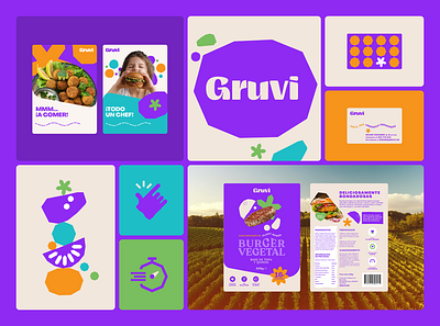 Gruvi brand strategy branding ecofriendly logo plant based